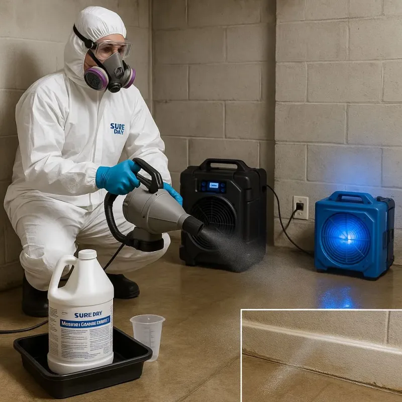 Sanitization and Odor Removal process in Westwood, NJ