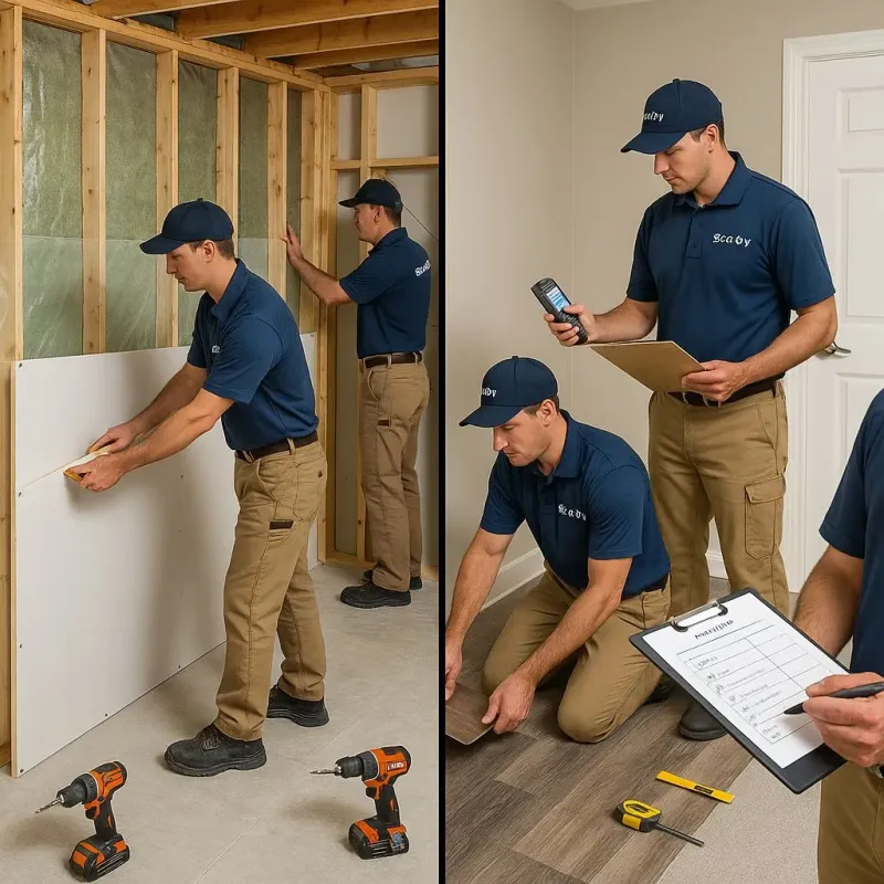 Repairs and Reconstruction process in Westwood, NJ